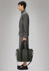 Rains Mini Tote Bag, Dark Khaki Green