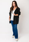 Rains Waterproof Short Raincoat, Black
