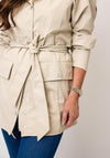 Rain Curve Short Rain Jacket, Dune Beige