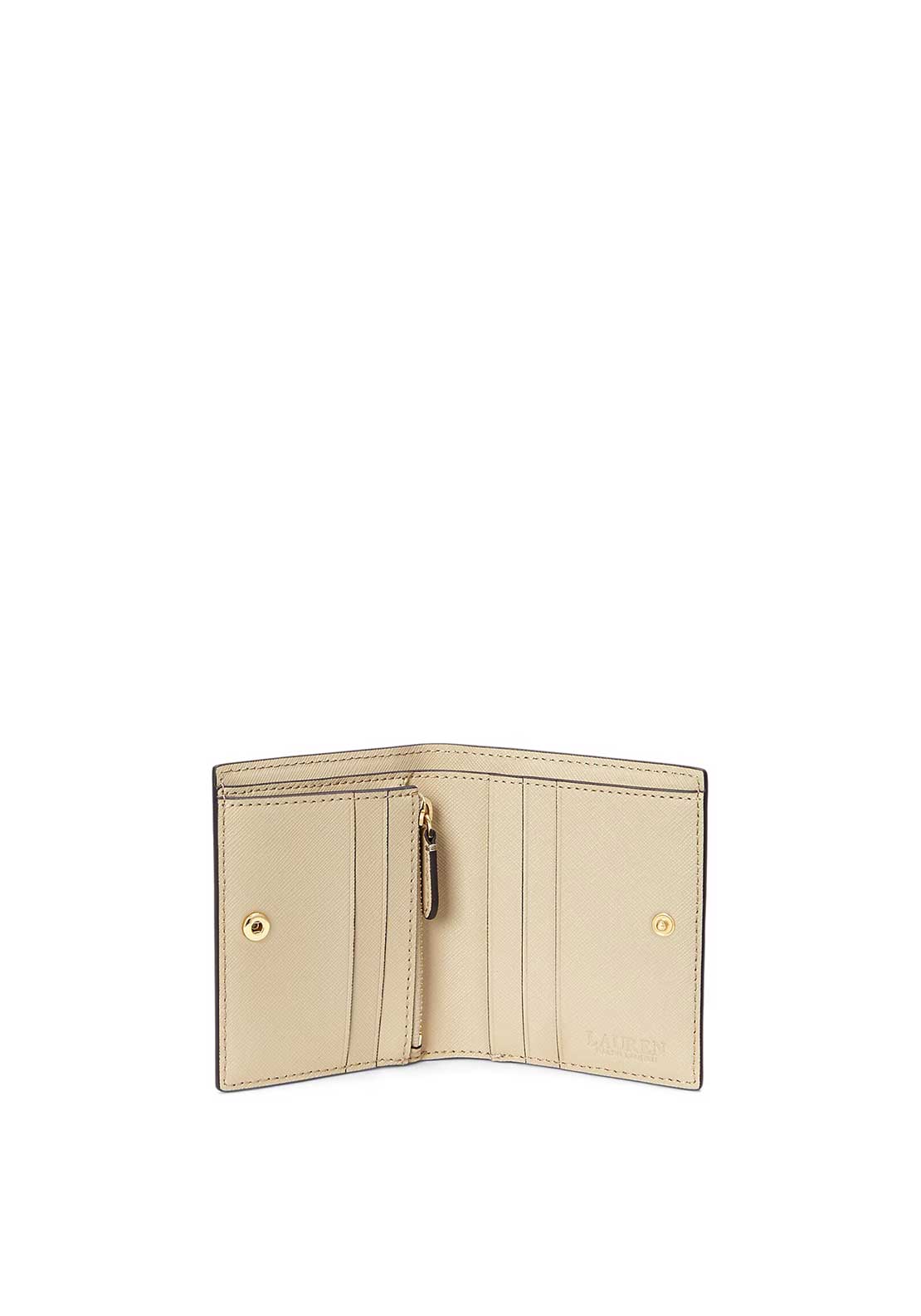 Ralph Lauren Compact Wallet, Beige