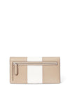 Ralph Lauren Leather Two Tone Slim Wallet, Beige