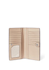 Ralph Lauren Leather Two Tone Slim Wallet, Beige