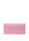 Ralph Lauren Crosshatch Slim Leather Wallet, Light Pink