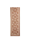 Ralph Lauren Two Tone Logo Jacquard Scarf, Cream & Camel