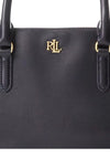 Ralph Lauren Marcy Leather Small Satchel, Navy