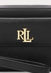 Ralph Lauren Marcy Leather Convertible Crossbody, Black