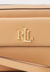 Ralph Lauren Marcy Leather Convertible Crossbody, Buff