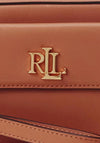 Ralph Lauren Marcy Leather Convertible Crossbody, Tan