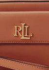 Ralph Lauren Marcy Leather Convertible Crossbody, Tan