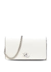 Ralph Lauren Mini Turn Lock Crossbody Bag, White