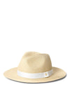 Ralph Lauren Packable Straw Fedora, Bone