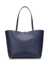 Ralph Lauren Faux Leather Reversible Large Tote, Navy