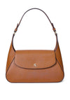 Ralph Lauren Schylar Medium Crosshatch Shoulder Bag, Tan
