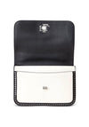 Ralph Lauren Sophee Patent Leather Crossbody Bag, White & Black