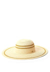 Ralph Lauren Striped Straw Sun Hat, Natural & Gold