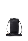 Ralph Lauren Tanner Leather Smartphone Crossbody Bag, Black