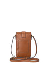 Ralph Lauren Tanner Leather Smartphone Crossbody Bag, Tan