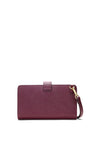 Ralph Lauren Crosshatch Leather Transition Wristlet, Red