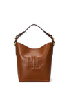Ralph Lauren Witley Leather Medium Bucket Bag, Lauren Tan