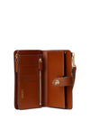 Ralph Lauren Crosshatch Leather Transition Wristlet, Tan