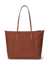 Ralph Lauren Keaton Nylon Medium Tote Bag, Tan