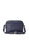 Ralph Lauren Marcy Leather Small Camera Bag, Navy
