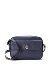 Ralph Lauren Marcy Leather Small Camera Bag, Navy