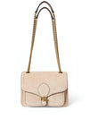 Ralph Lauren Bradley Nubuck Small Shoulder Bag, Beige