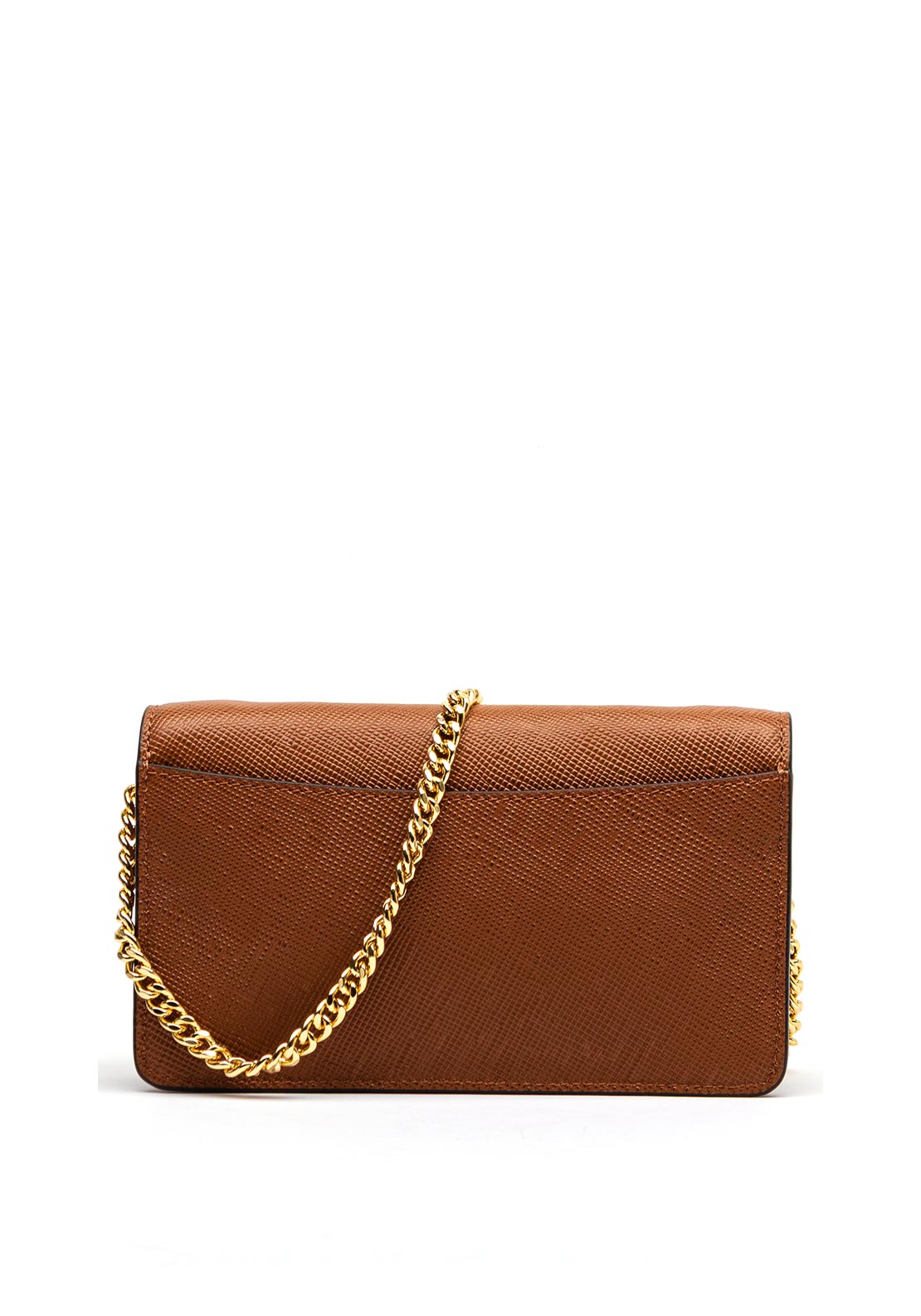 Ralph Lauren Leather Crossbody Smartphone Bag, Tan