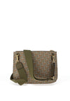 Ralph Lauren Jamey Monogram Crossbody Bag, Olive Fern