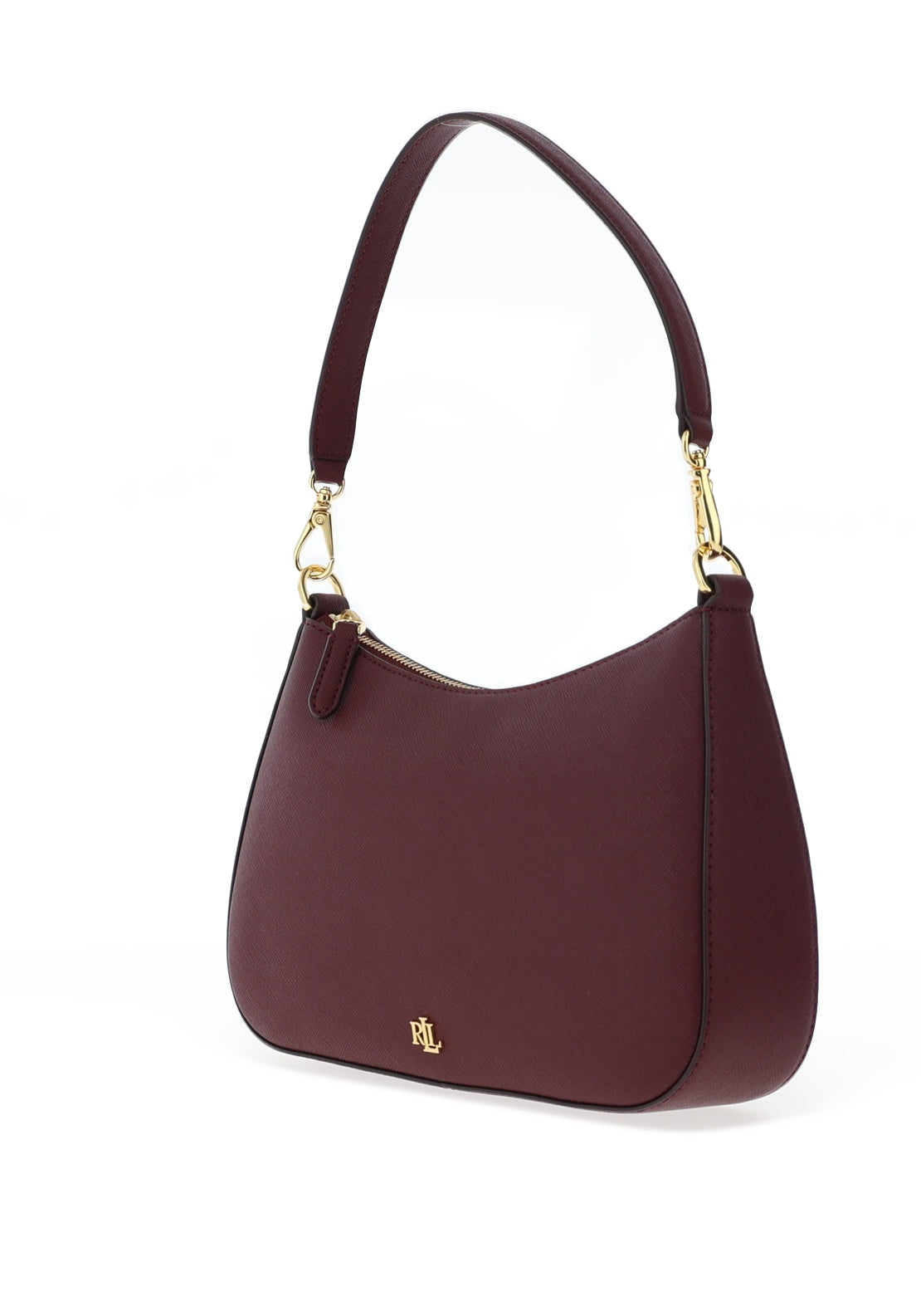 Ralph Lauren Danni Shoulder Bag, Vintage Burgundy - McElhinneys