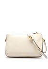 Ralph Lauren Landyn Leather Crossbody, Vanilla
