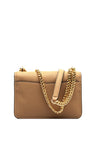 MICHAEL Michael Kors Claire Pebbled Leather Mini Crossbody Bag, Tan