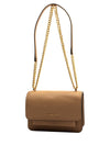 MICHAEL Michael Kors Claire Pebbled Leather Mini Crossbody Bag, Tan
