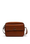 Ralph Lauren Marcy Leather Small Camera Bag, Dark Tan