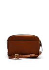 Ralph Lauren Marcy Leather Small Camera Bag, Dark Tan
