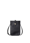 Ralph Lauren Leather Smartphone Crossbody Bag, Black