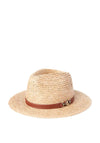 Ralph Lauren Raffia Fedora Hat, Natural