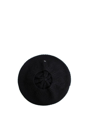 Ralph Lauren Core Knit Beret, Black