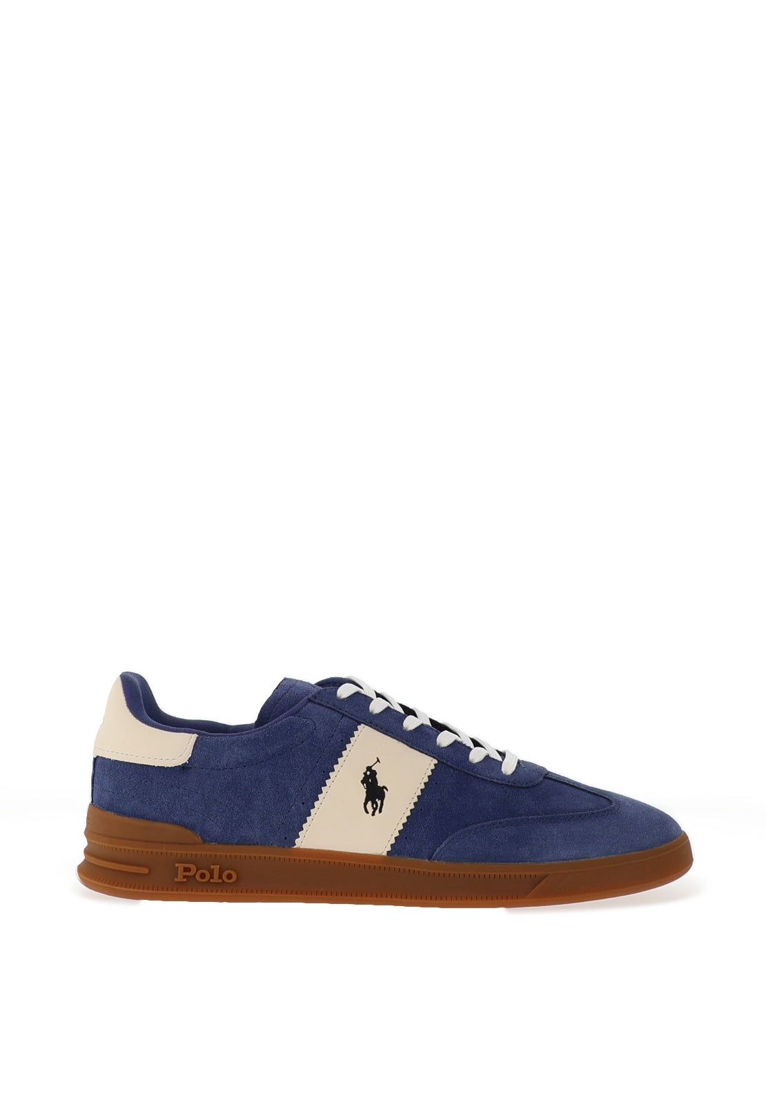 Ralph Lauren Heritage Aera Suede Trainers, Blue
