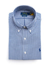 Ralph Lauren Classic Gingham Slim Fit Shirt, Royal Blue