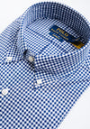 Ralph Lauren Classic Gingham Slim Fit Shirt, Royal Blue