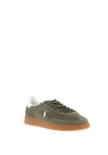 Ralph Lauren Bedford Suede Trainers, Olive Green
