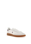 Ralph Lauren Bedford Trainers, White & Wine