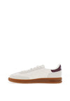 Ralph Lauren Bedford Trainers, White & Wine