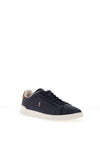 Ralph Lauren Polo Leather Trainers, Navy
