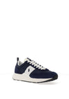 Ralph Lauren Suede Contrast Trainers, Navy