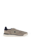 Ralph Lauren Varick Suede Mesh Trainers, Grey
