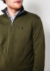 Ralph Lauren Jersey Half Zip Sweatshirt, Green