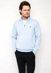 Ralph Lauren Quarter Zip Sweatshirt, Light Blue